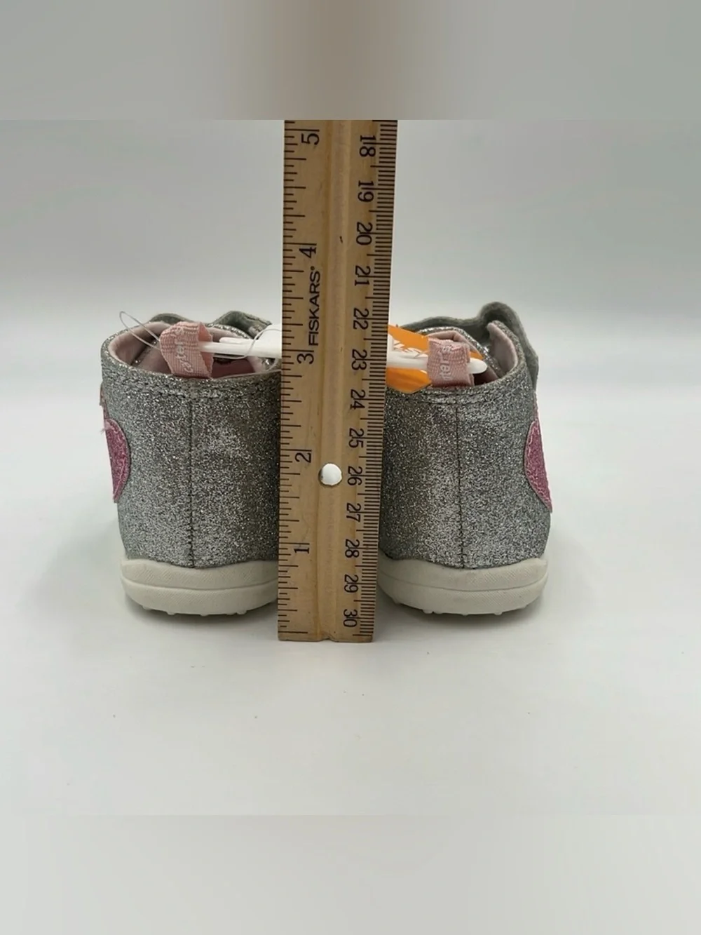 NWT Carter's Every Step Silver Glitter Shoes Size 6m